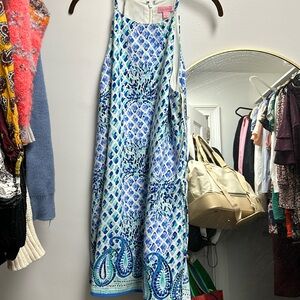 Lilly Pulitzer Blue and White Mini Dress